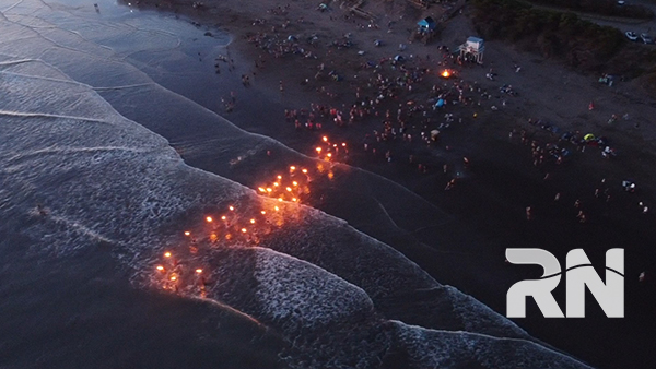 Así se vivió la «Antorchada 2026» a cargo del cuerpo de Guardavidas PehuenCo