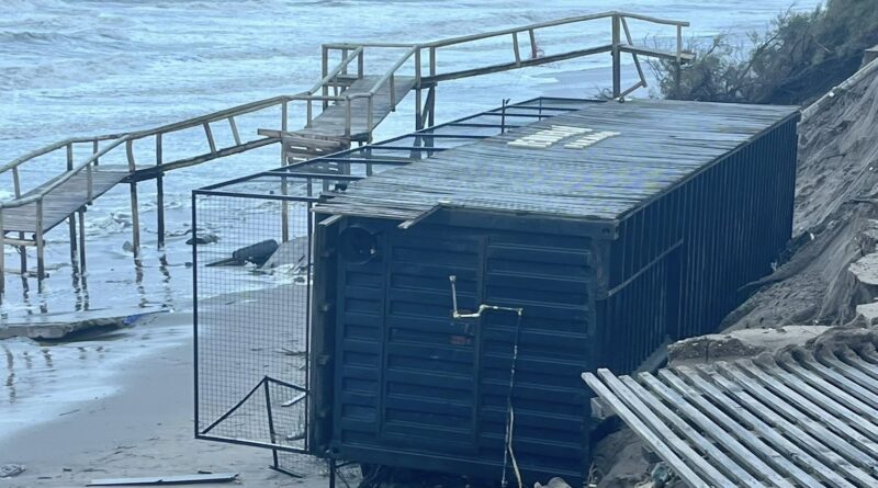 El día despúes del temporal: Daños y consecuencias en Monte Hermoso y Coronel Rosales.